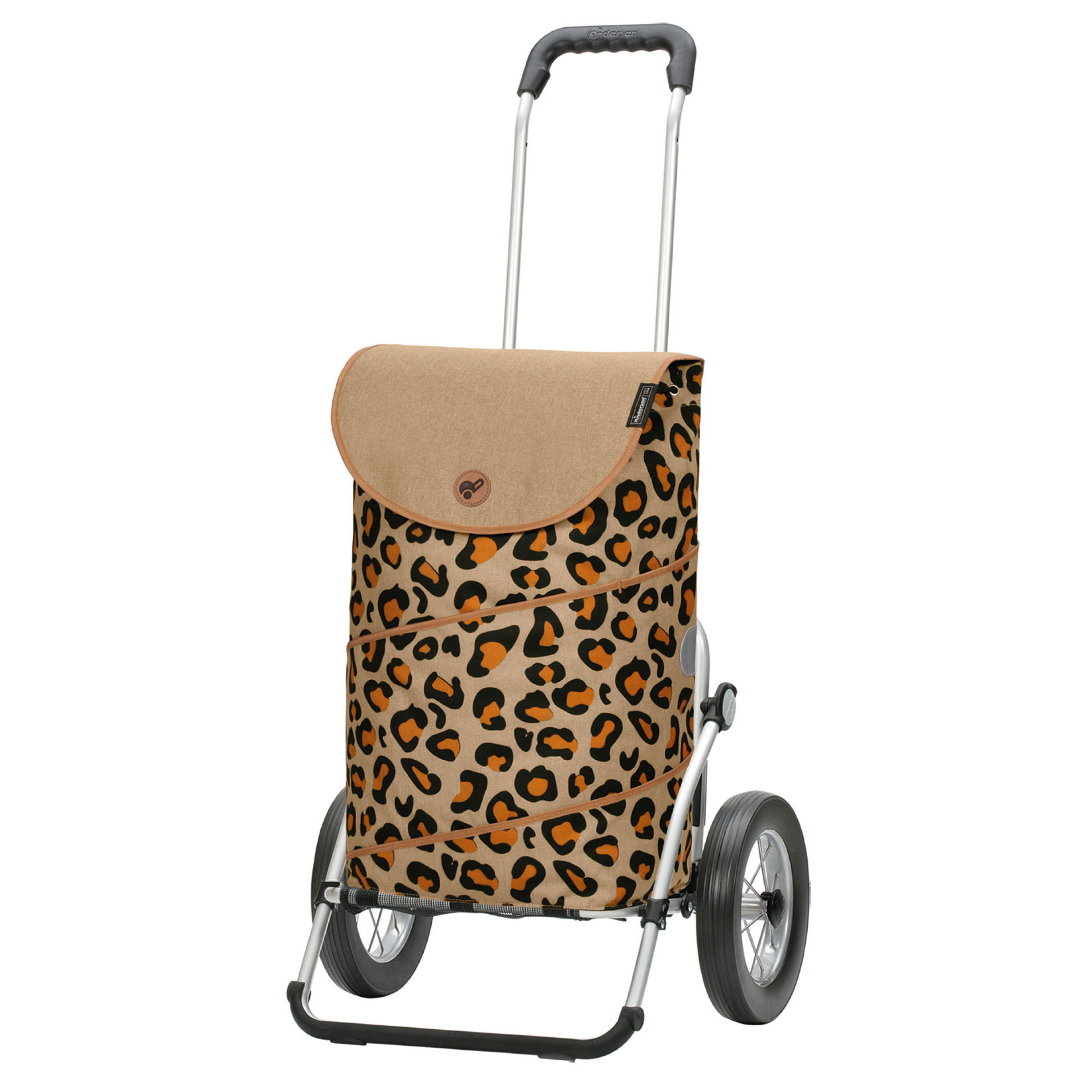 Andersen Royal Shopper mit Tasche Tyra in Zebra oder Leo, Metallspeichenrad 