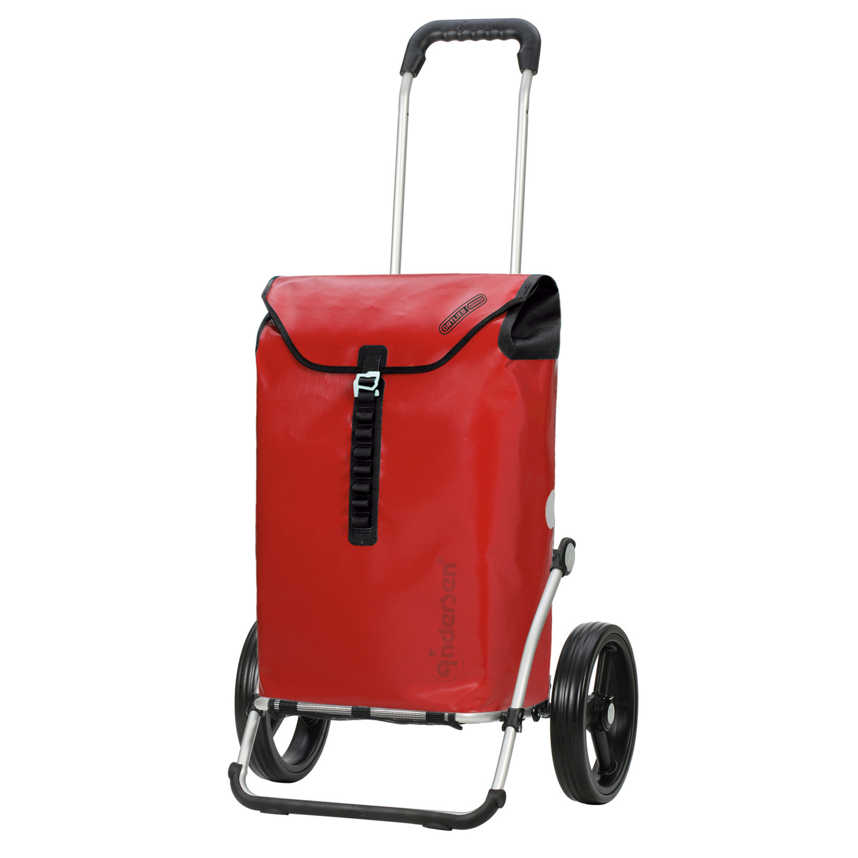 Andersen Royal Shopper mit Tasche Ortlieb in Gelb, Rot, Anthrazit oder Petrol, 3 Speichenrad 