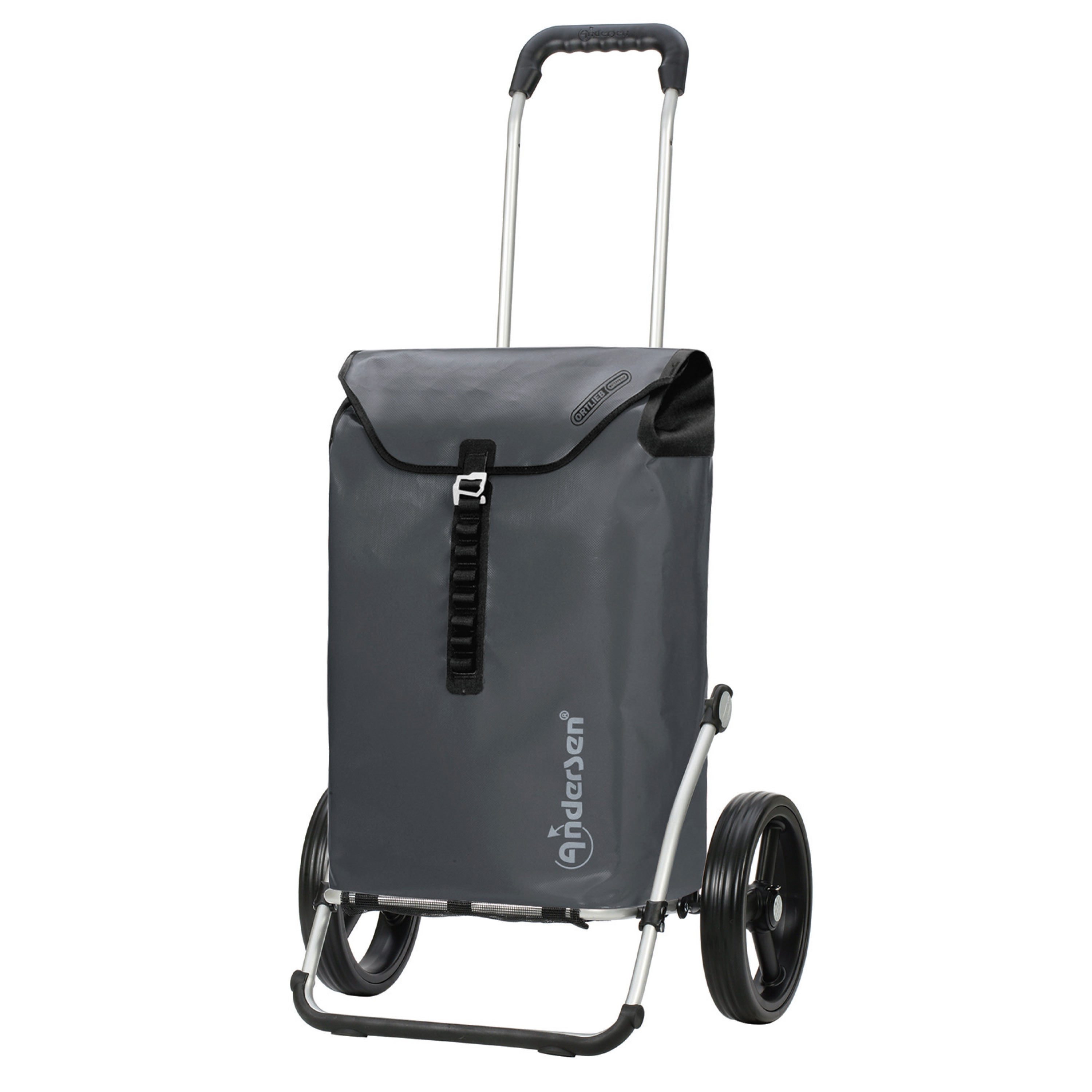 Andersen Royal Shopper mit Tasche Ortlieb in Gelb, Rot, Anthrazit oder Petrol, 3 Speichenrad 